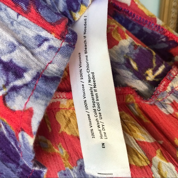 Band of Gypsies Pink Floral Print Dress Small - Picture 4 of 8